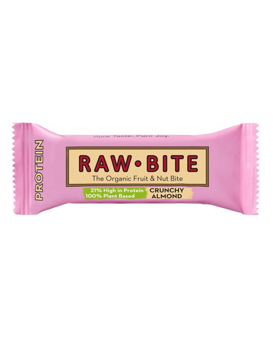 Raw bite protein mandorle crunchy