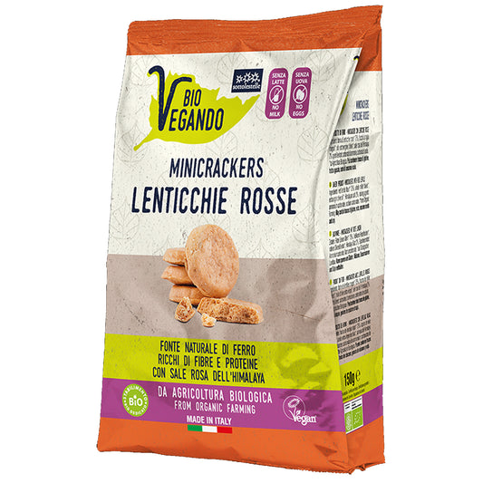 Minicrackers Lenticchie Rosse 150g