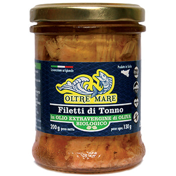 Filetti di Tonno in EVO biologico 200 g