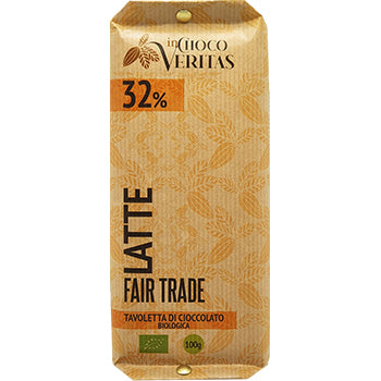 Cioccolato Al Latte 32% Fair Trade 100g