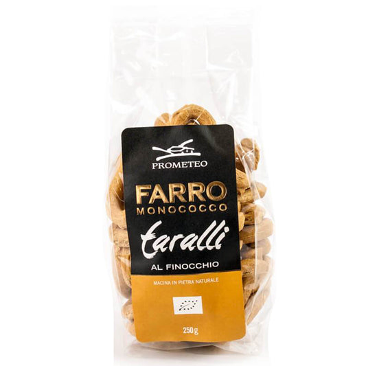 Taralli Farro Monococco Al Finocchio 250 gr