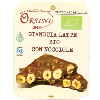 Cioccolato Gianduia Al Latte Con Nocciole 90g