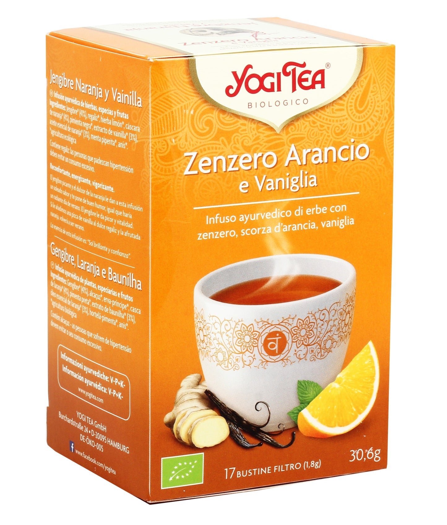 Infuso Zenzero Arancia Vaniglia 30.6g